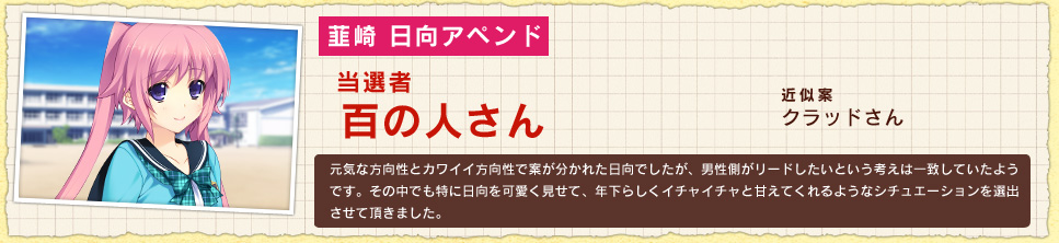 韮崎日向アペンド 当選者